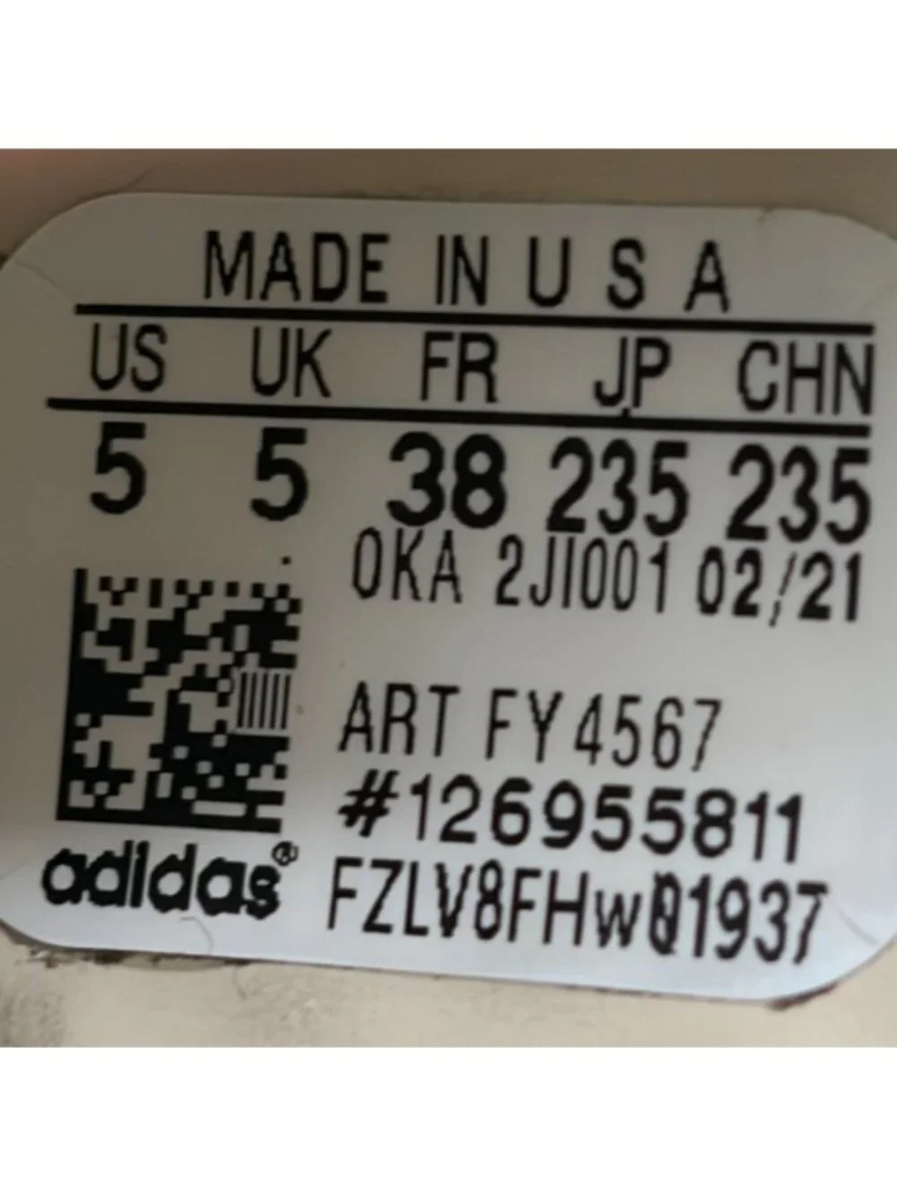 adidas please review